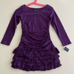 Ralph Lauren Girls Purple Dress New